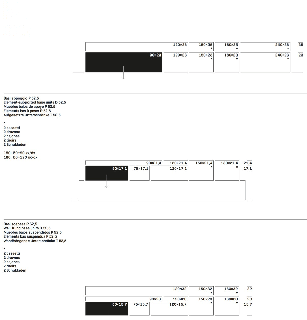 ZANETTE Настенная стенка для хранения, лакированная дубом Day moove sun-id-1405846 - Вид №4