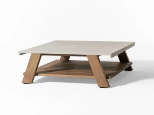 Meridiani Квадратный садовый столик uhpc Joi open air