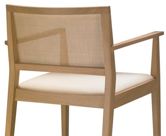 Andreu World Мягкое плетеное кресло с подлокотниками Manila So2133 - Вид №7