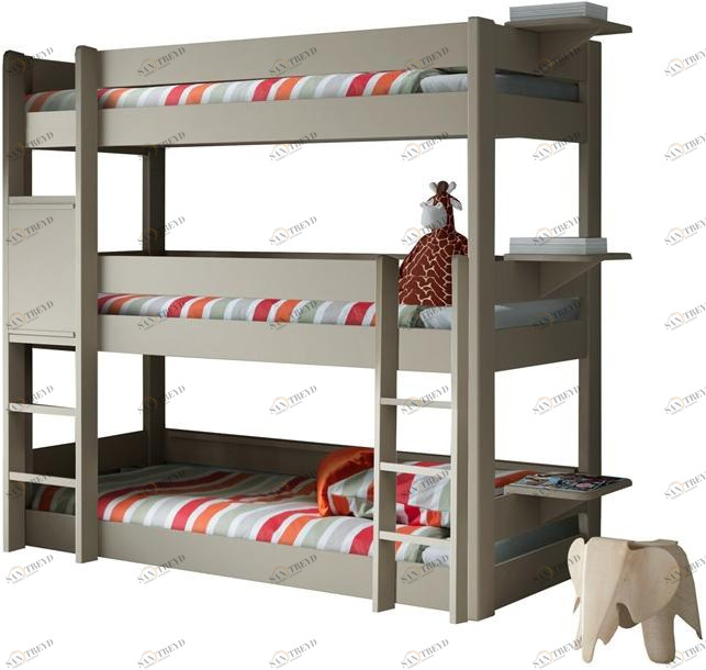 Mathy by Bols Деревянная двухъярусная кровать Dominique sun-id-1363674