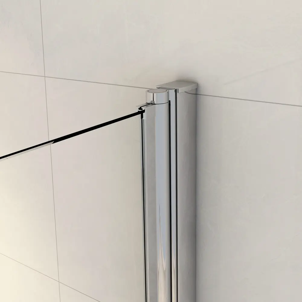 Ширма на ванну Sensea Essential поворотная 80x140 см прозрачное стекло профиль хром Без серии STLM-2068505 - Вид №4