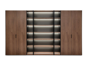 Деревянный модульный дневной офисный книжный шкаф