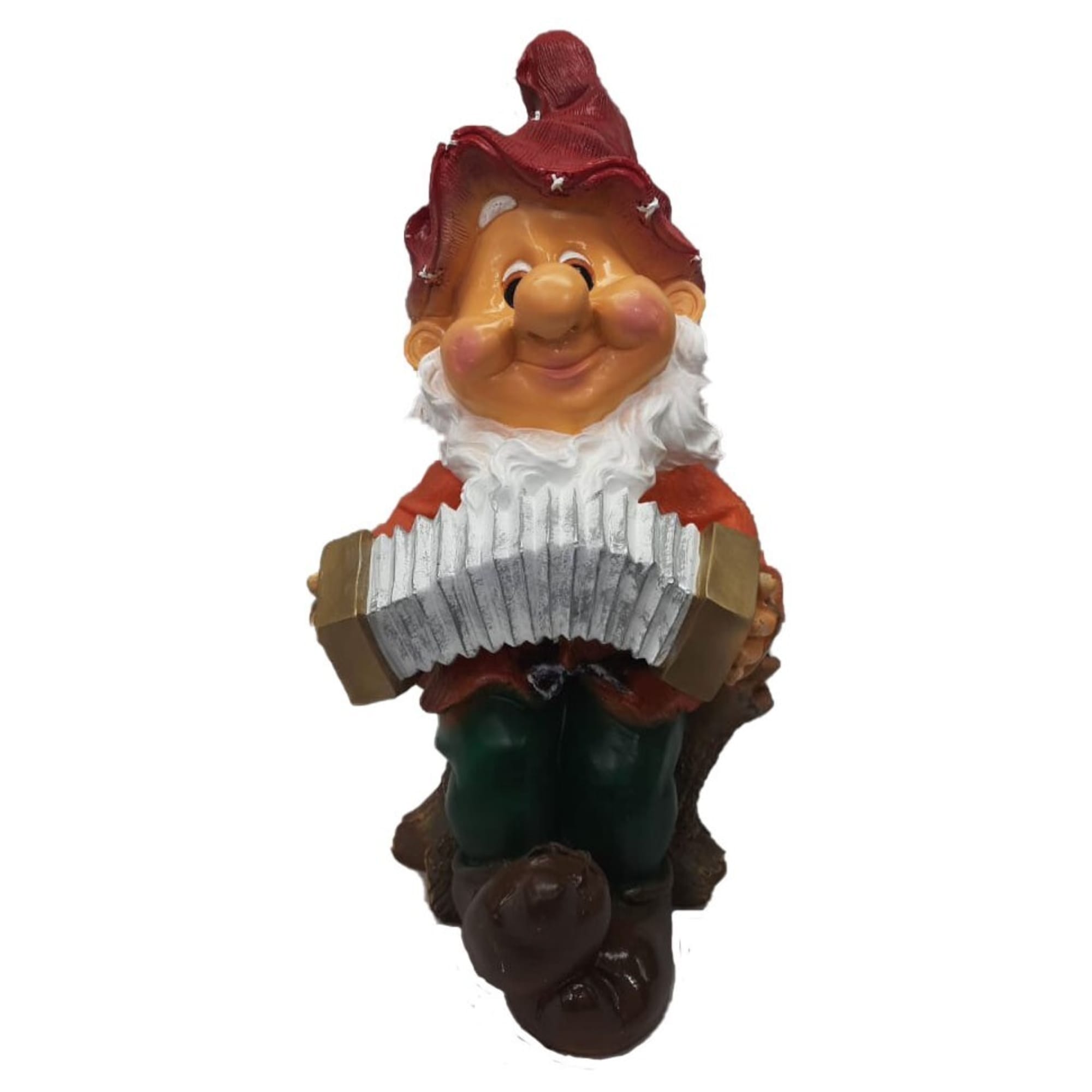 84549155 Фигура садовая «Гном с гармошкой» высота 49 см Santreyd 