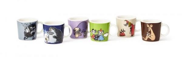 Набор мини кружек Moomin 6 шт Arabia 1873 1055268