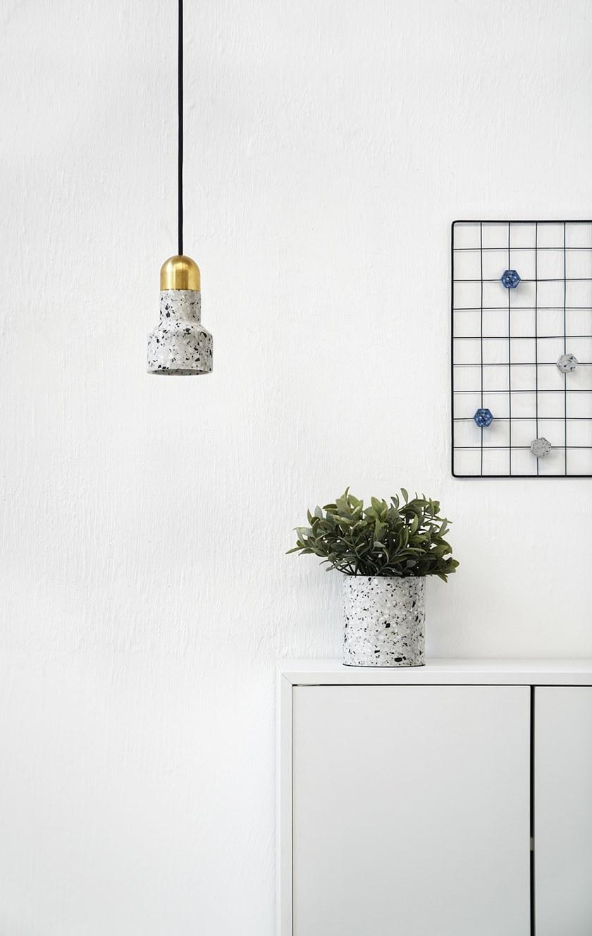 Bentu Design Подвесной светильник с прямым светом в венецианском терраццо  C12622/ 522 /422  - Вид №4