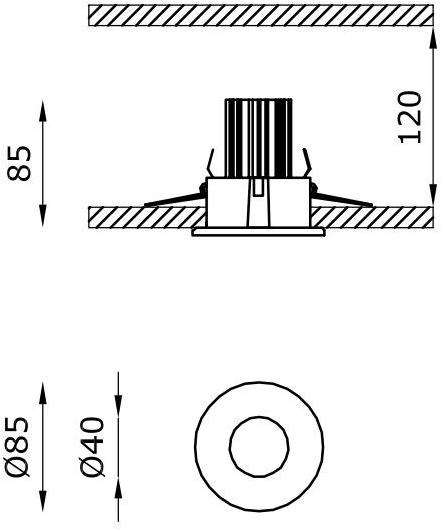 Buzzi & Buzzi Точечный светильник из алюминия Iron sun-id-1501298 - Вид №2