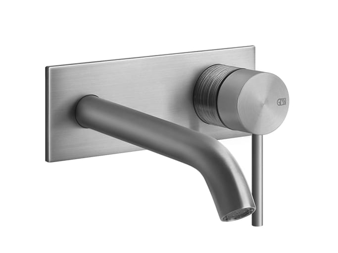 Смеситель для раковины из нержавеющей стали с пластиной Gessi Messi316 ARCH-00038597