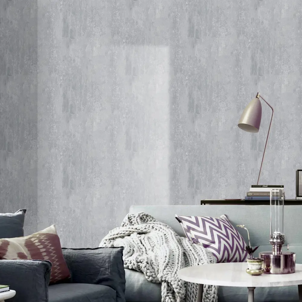 INSPIRE Loft - Флизелиновые обои темно-серые для стильного интерьера 86489100 STLM-0813830 - Вид №2