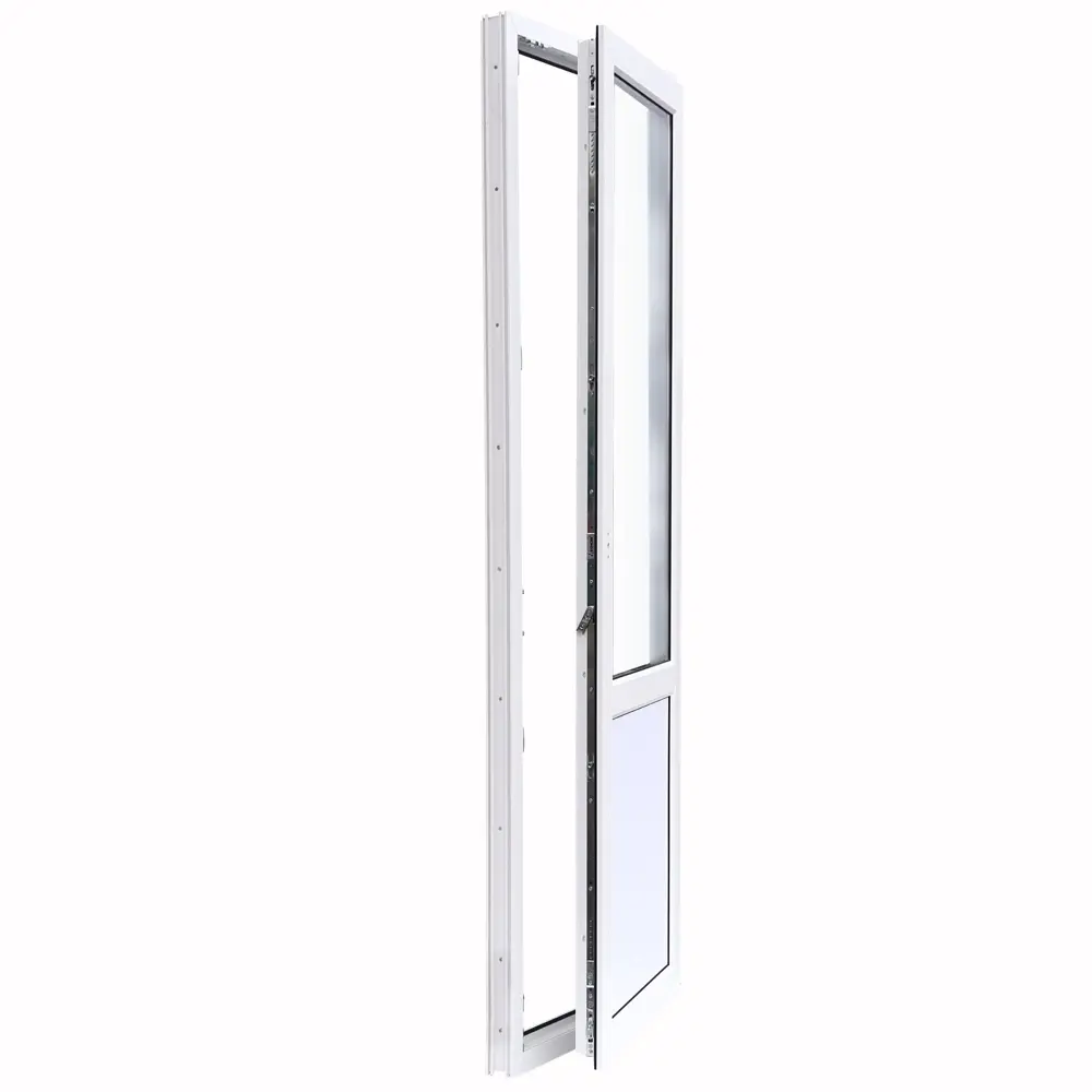 Балконная дверь ПВХ Deceuninck 2180x670 мм (ВxШ) правая поворотная двуxкамерный стеклопакет белый STLM-2156798 - Вид №3