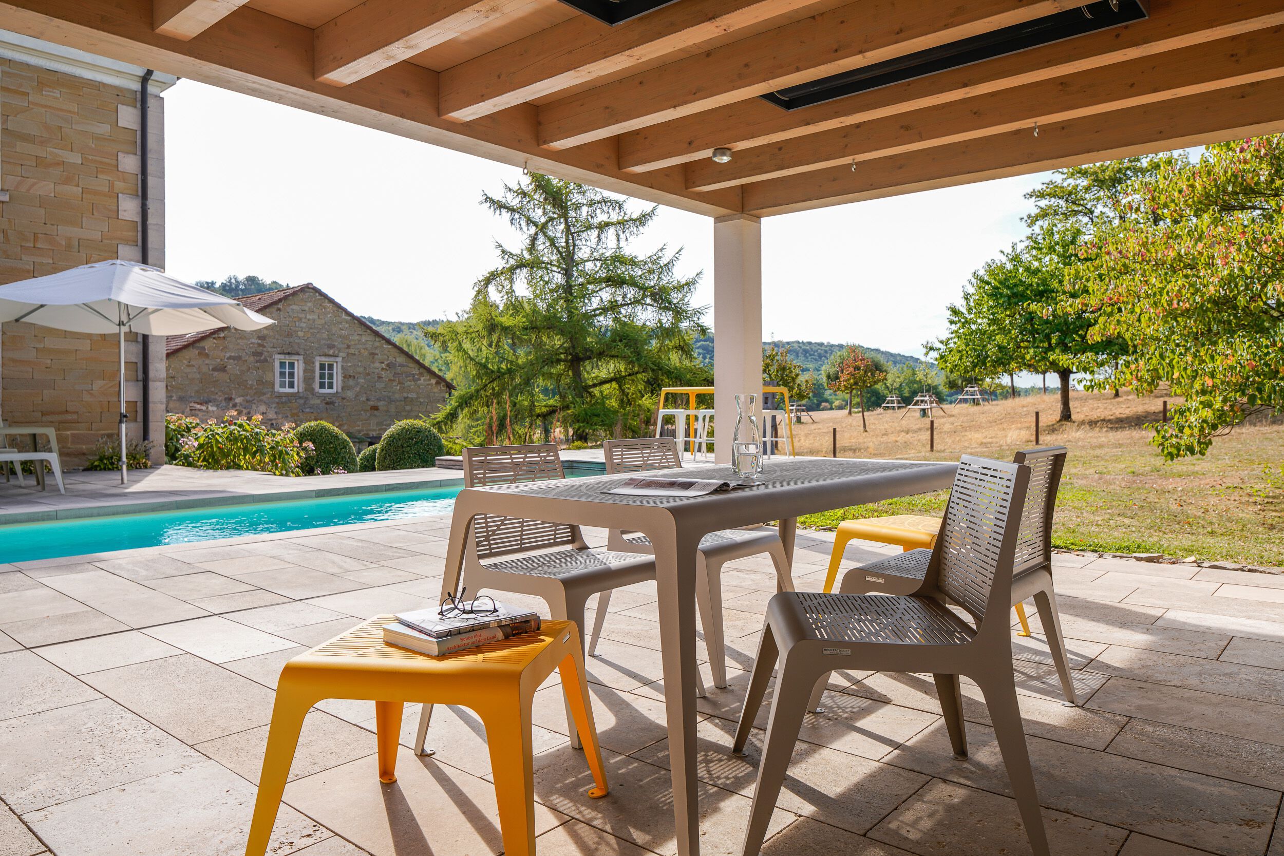 Прямоугольный стол из нержавеющей стали BENKERT BANKE Chalidor ARCH-00079574 - Вид №1