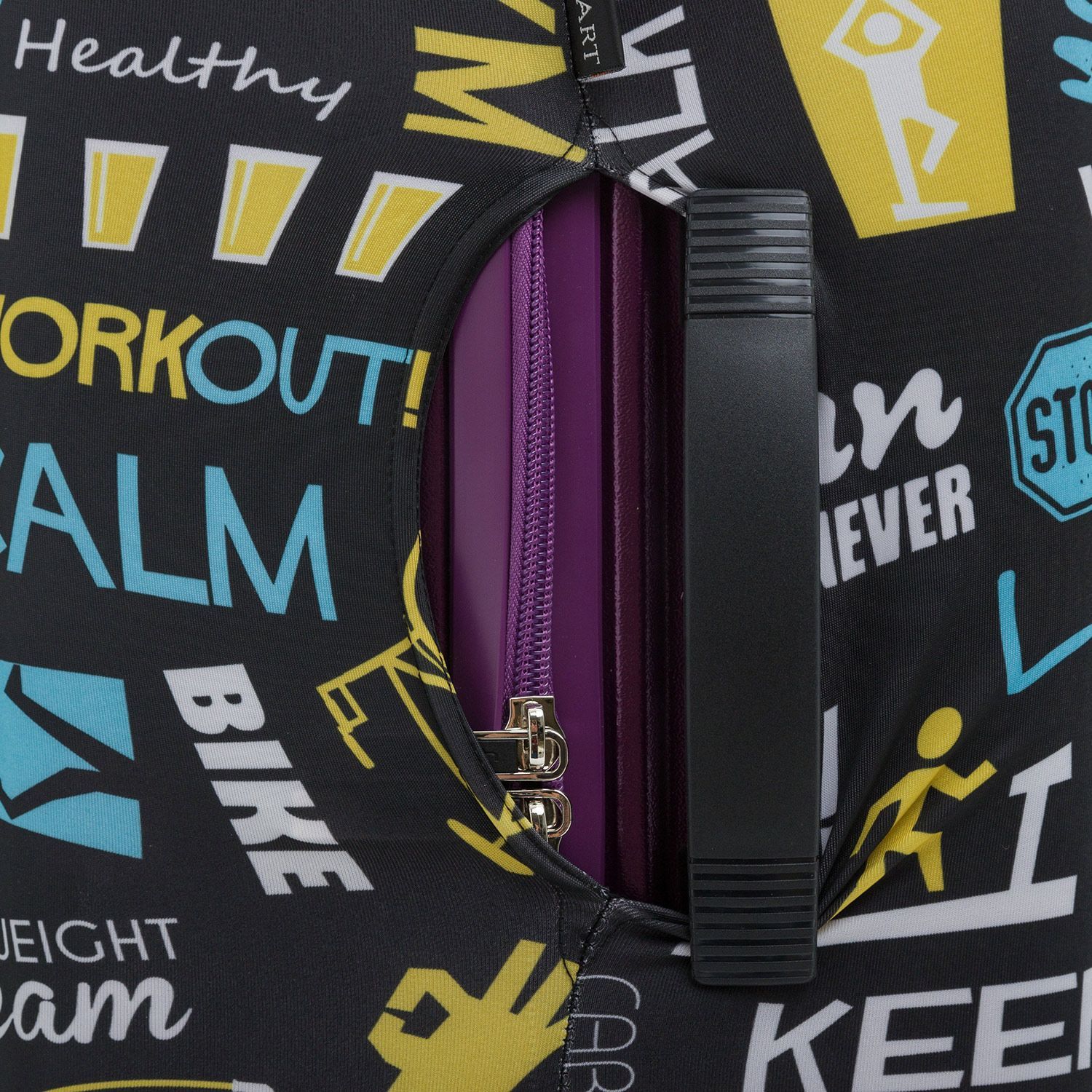 EBH674-M Чехол для чемодана средний EBH674 M Activities Eberhart  - Вид №2