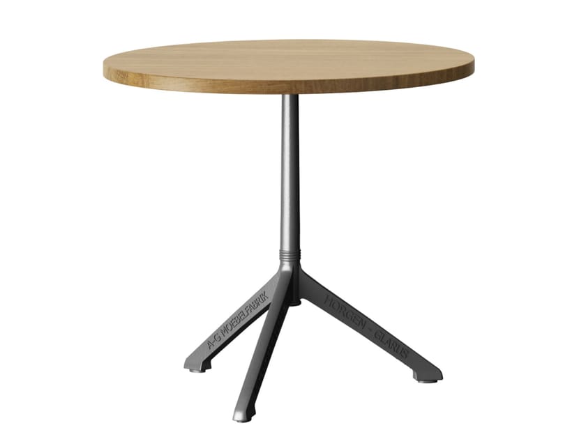 Круглый обеденный стол из массива дерева horgenglarus EPOC ARCH-00042574