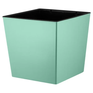 Горшок цветочный INGREEN Cube ø25 см 11.6 л пластик эвкалиптовый рассвет 89411075