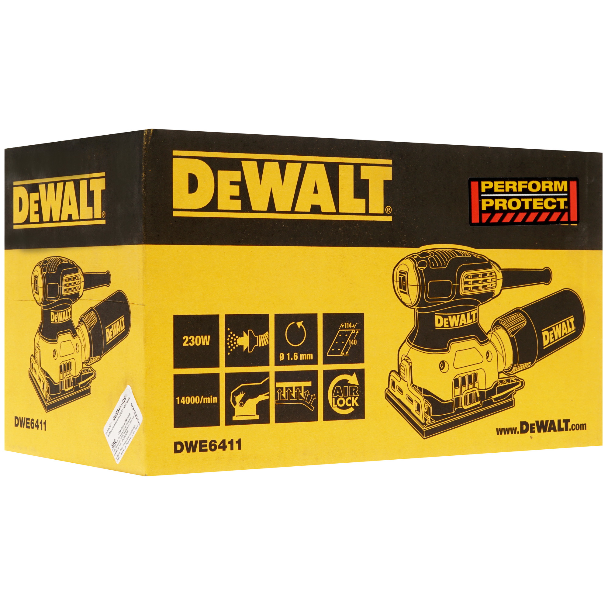 Виброшлифовальная машина DeWalt DWE 6411 1081460 STDN-0048351 - Вид №7