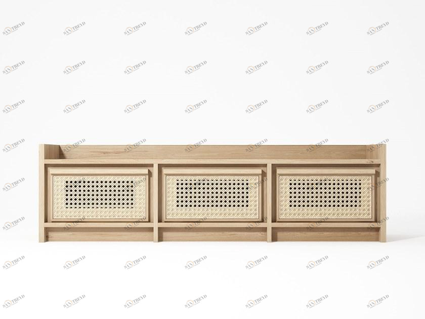 KARPENTER Тумба под телевизор из массива дерева Roots sun-id-1351100