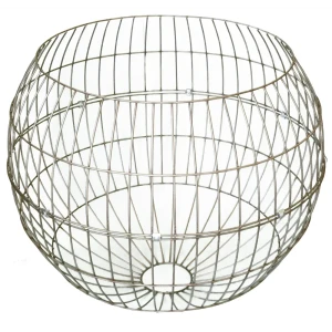 Габион - шар кашпо ø100 h58 см оцинкованная сталь серый