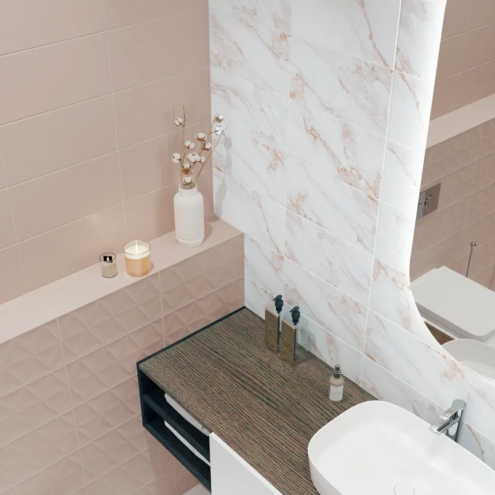 Настенная плитка KREAFORTA Mersey Clctta 20x40 см 1.62 м² матовая цвет бежевый 89413651 STLM-2034415 - Вид №5