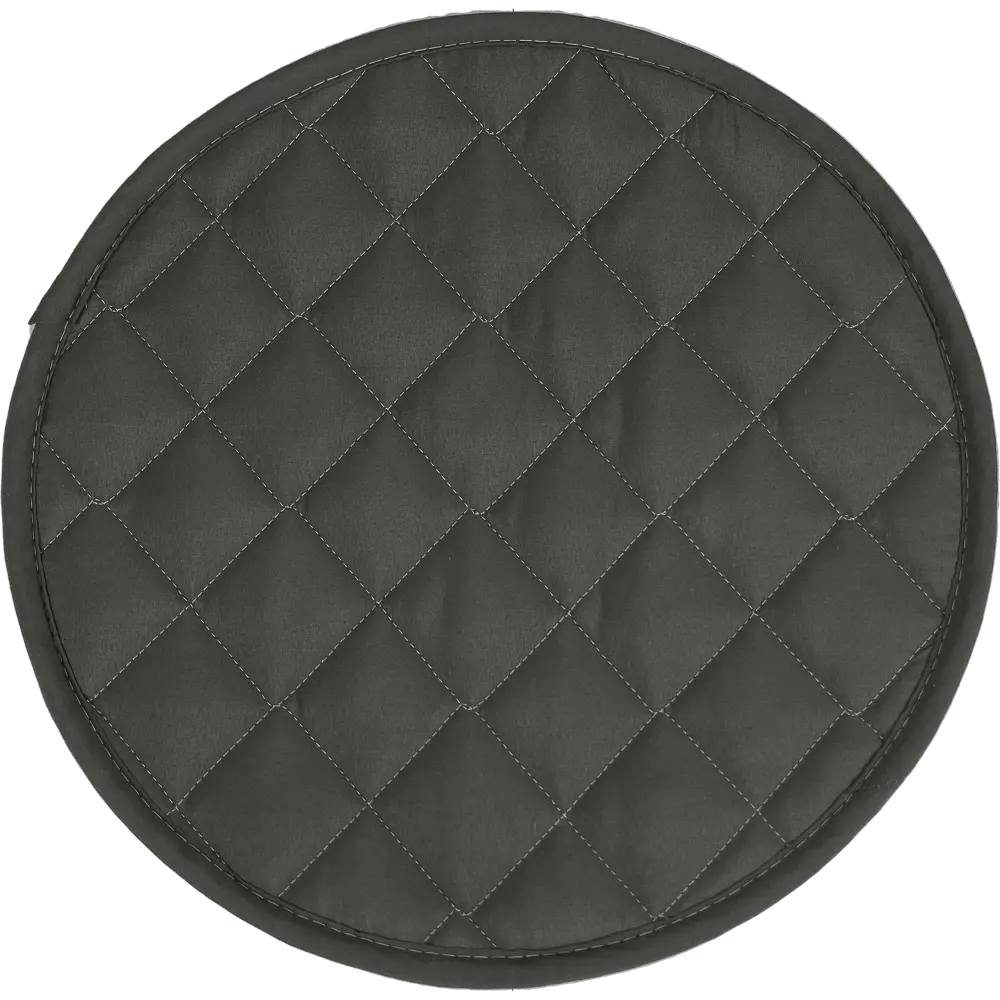 Подушка для стула Linen Way ø38 см цвет серый Подушка на стул STLM-2212154