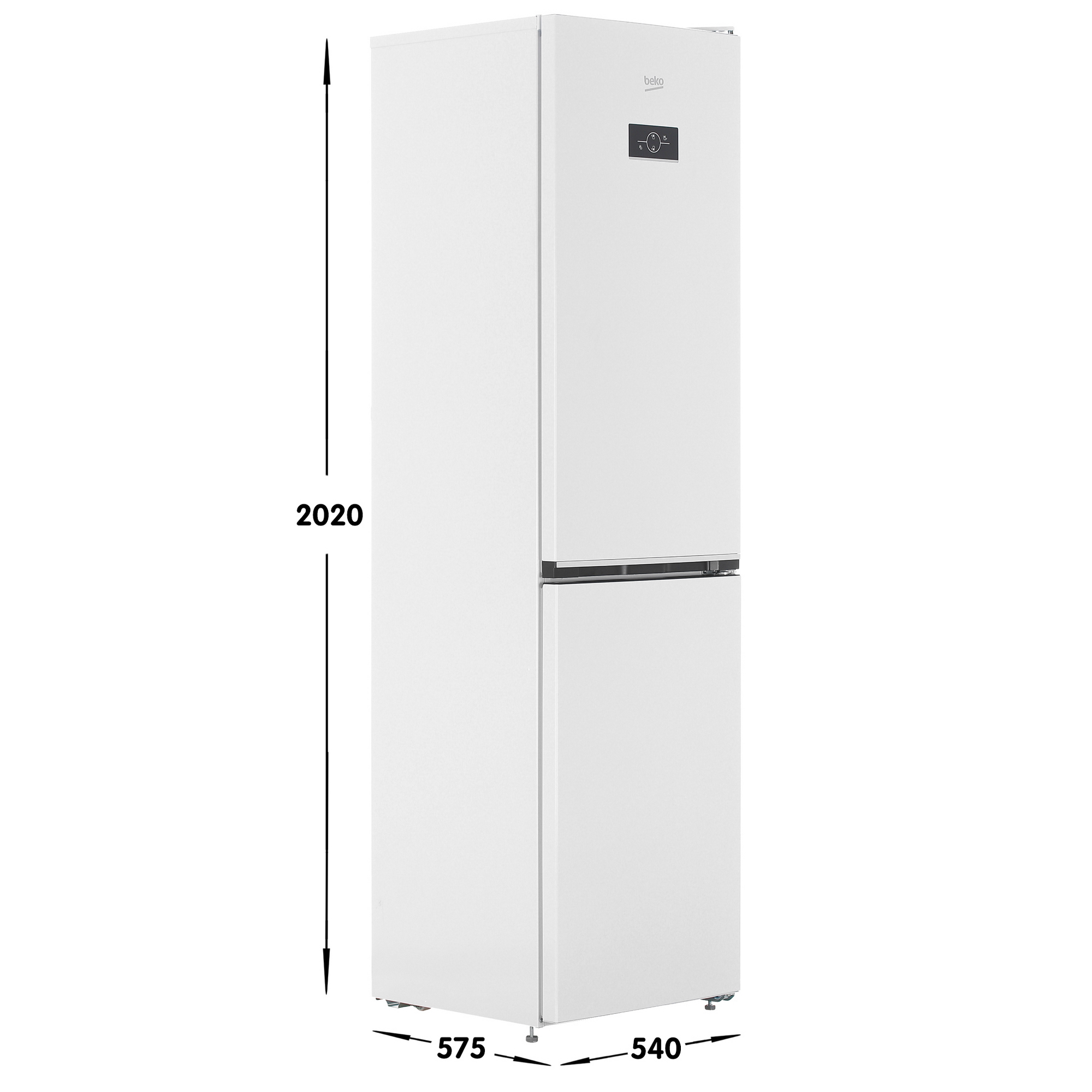 5449137 Холодильник с морозильником   Beko B3R0CNK332HW белый STDN-0020189 - Вид №6