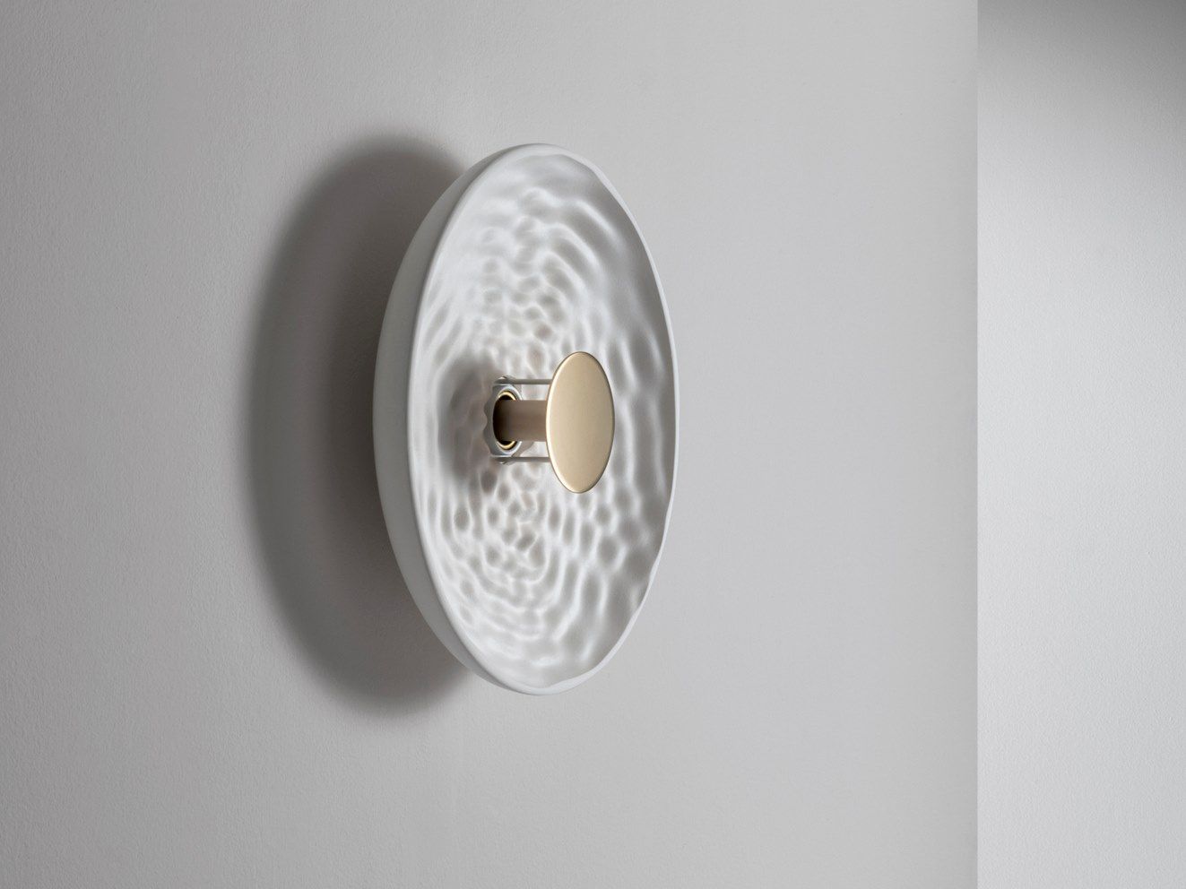 Светодиодный настенный светильник из штукатурки и латуни RADAR INTERIOR Pulse ARCH-00101364 - Вид №6