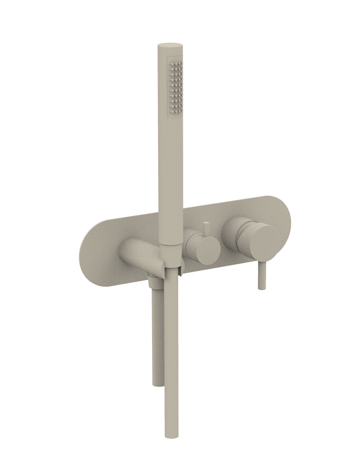 3 отверстия утопленный однорычажный смеситель для душа Rubinetterie Frattini Pepe XL ARCH-00143936 - Вид №5