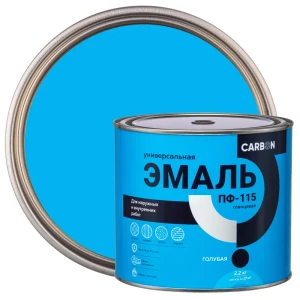 Эмаль ПФ-115 Carbon глянцевая цвет голубой 2.2 кг 82739757 STLM-2147939