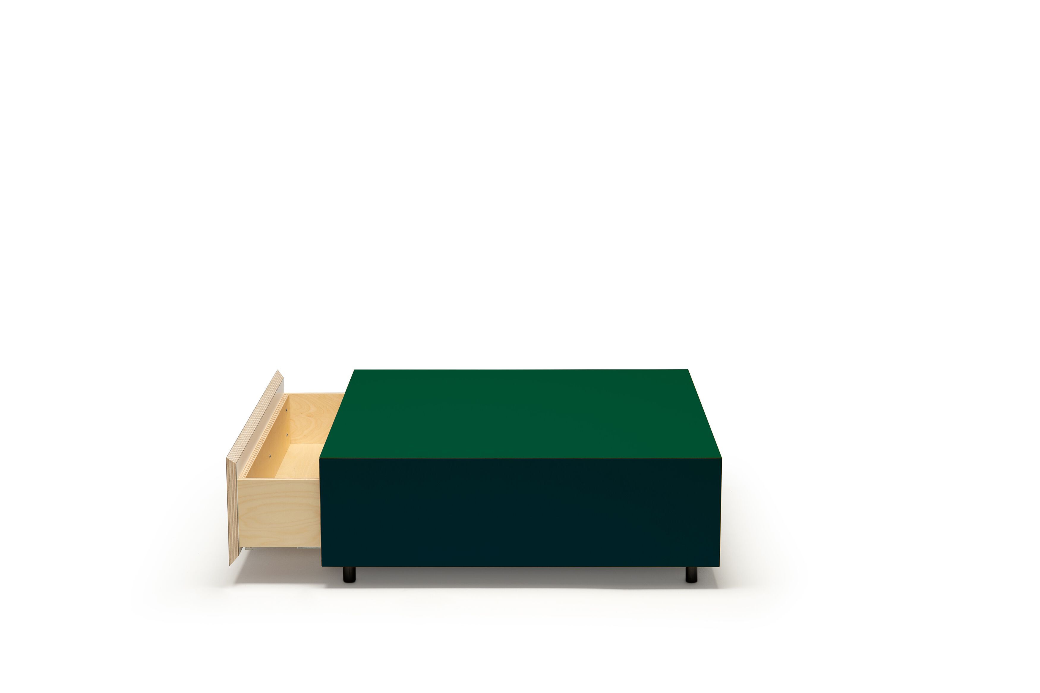 Низкий квадратный журнальный столик из фанеры Established&Sons Bloc ARCH-00108463 - Вид №14