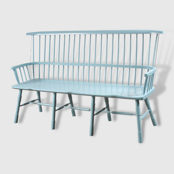 G137 Большая ирландская примитивная скамья Windsor Settle ijlbrown  - Вид №3