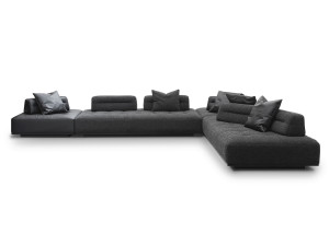 Секционный диван из ткани