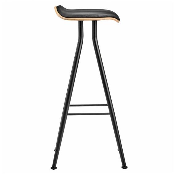 NORR11 Высокий табурет с железной конструкцией и кожаным сиденьем sun-id-1411752 - Вид №2