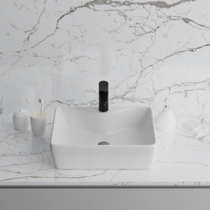 GR-3017 Накладная раковина на столешницу  прямоугольная Grossman