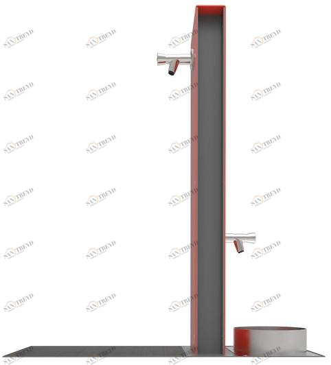 City Design Фонтан из стального пола sun-id-1349732