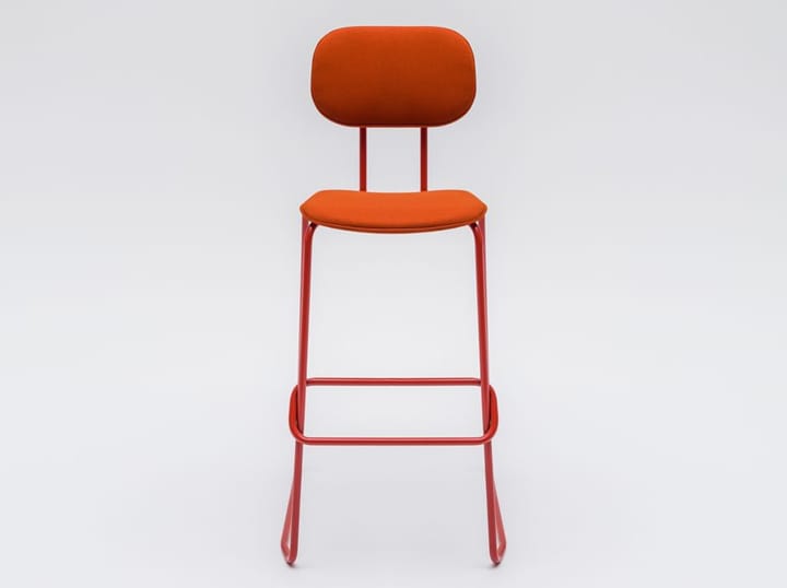 Высокий табурет из ткани с подставкой для ног MDD New School ARCH-00110353