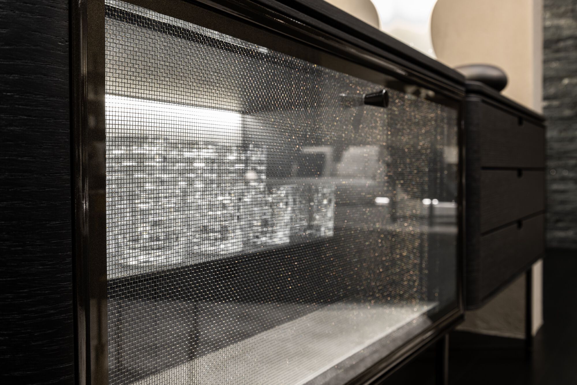 Шкаф из дерева и стекла со встроенным освещением MisuraEmme Shibuya ARCH-00001539 - Вид №2