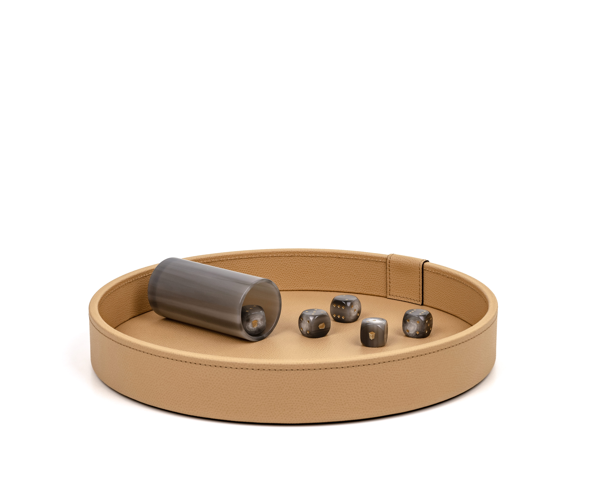Набор игральных костей - Ø30 см / плетеная кожа_CAMEL Pinetti 00.1027.061.011 - Вид №1