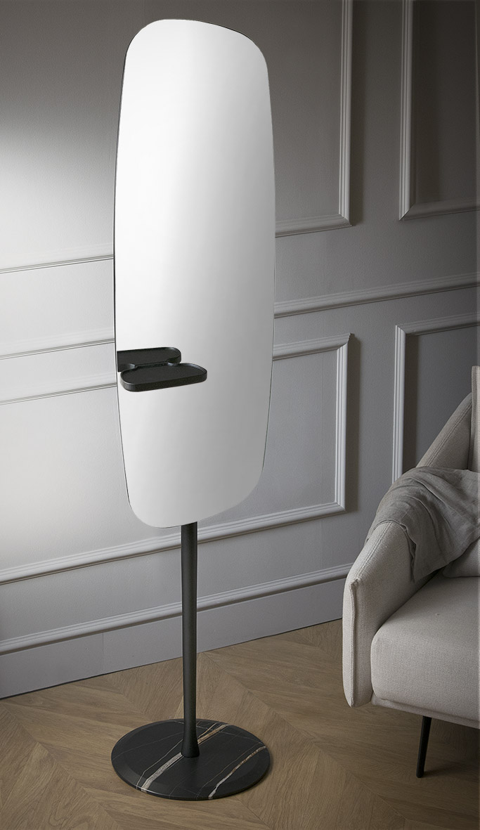 072284 Зеркало черное Nomon Momentos  - Вид №1