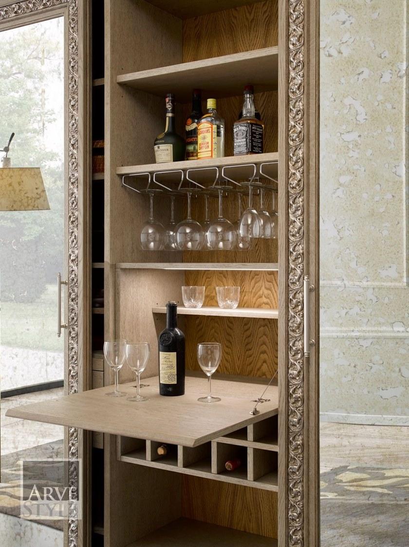 Arvestyle Настенный книжный шкаф из дерева с подсветкой Giulio As-1800 - Вид №4