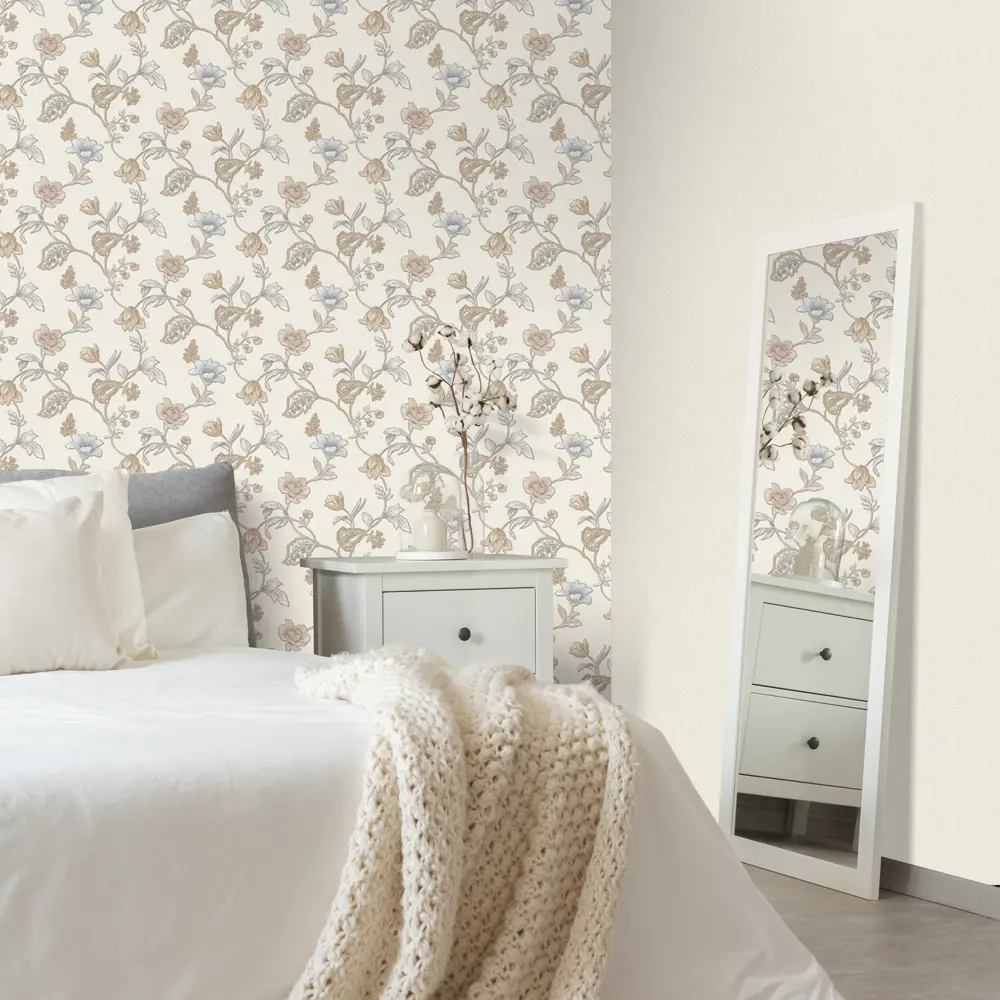 Обои флизелиновые Euro Decor Saint-Tropez белые 1.06 м 7080-00 82734877 STLM-2071849 - Вид №3