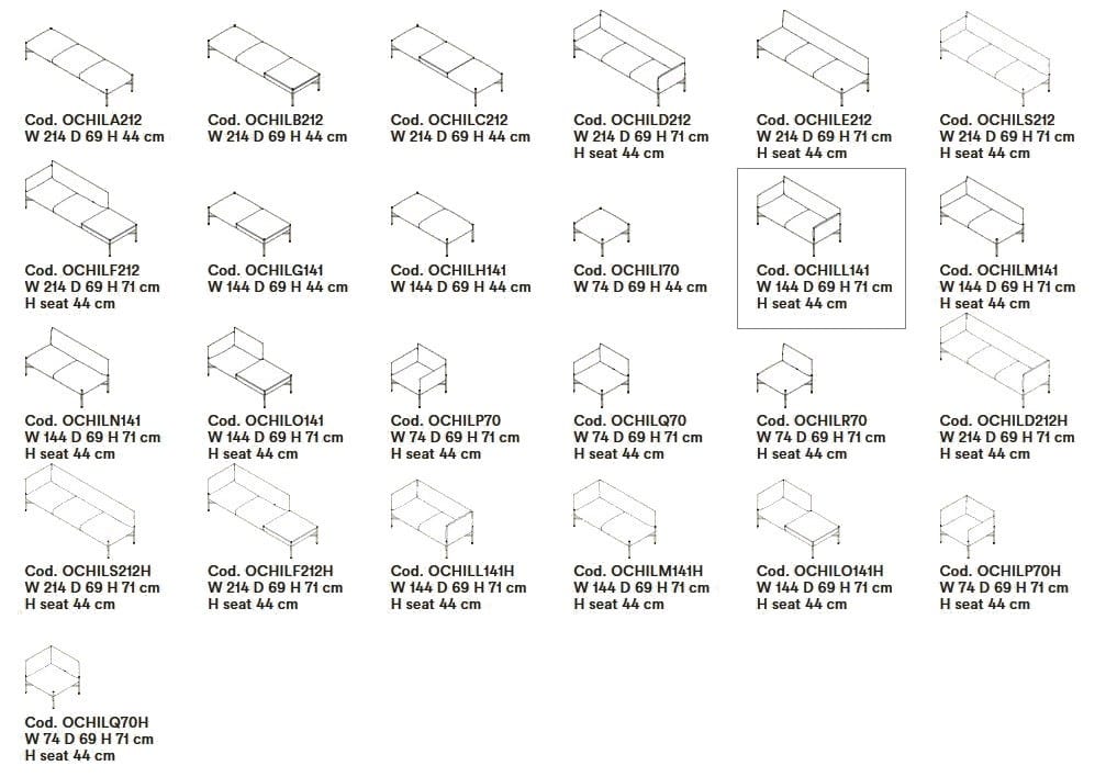 2-местный диван Tacchini Chill-Out ARCH-00066662 - Вид №3