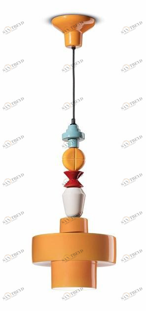 FERROLUCE Подвесной светильник из керамики Lariat C2530