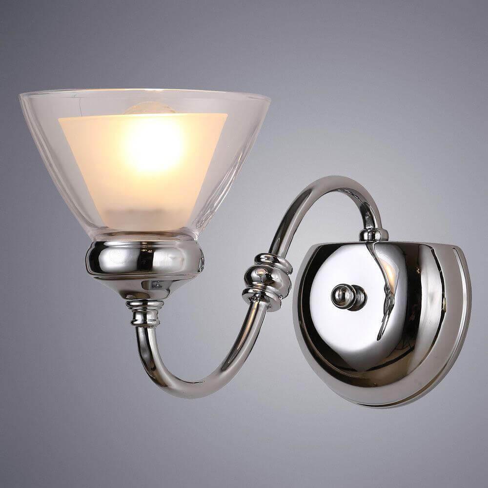Бра настенное хром Arte Lamp A5184AP-1CC ARTE LAMP 5184 00-3928923 Хром  - Вид №1