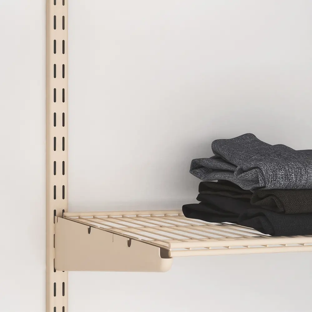 Сетчатая полка LARVIJ 120х40 см в цвете магнолия для современного интерьера 84804219 STLM-0055442 - Вид №4