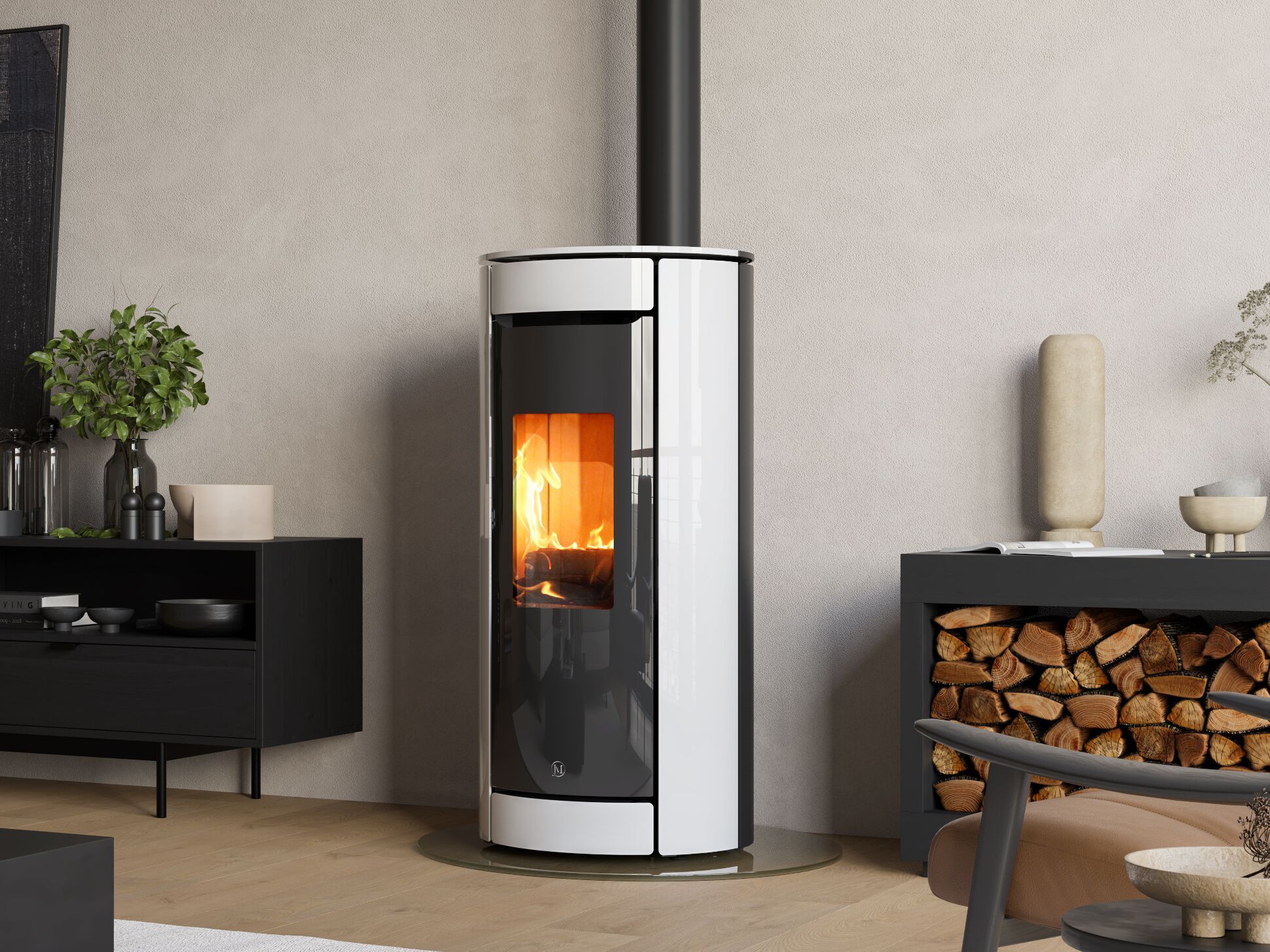 Комбинированная печь для древесных гранул Jolly Mec воздушные системы ARCH-00112296