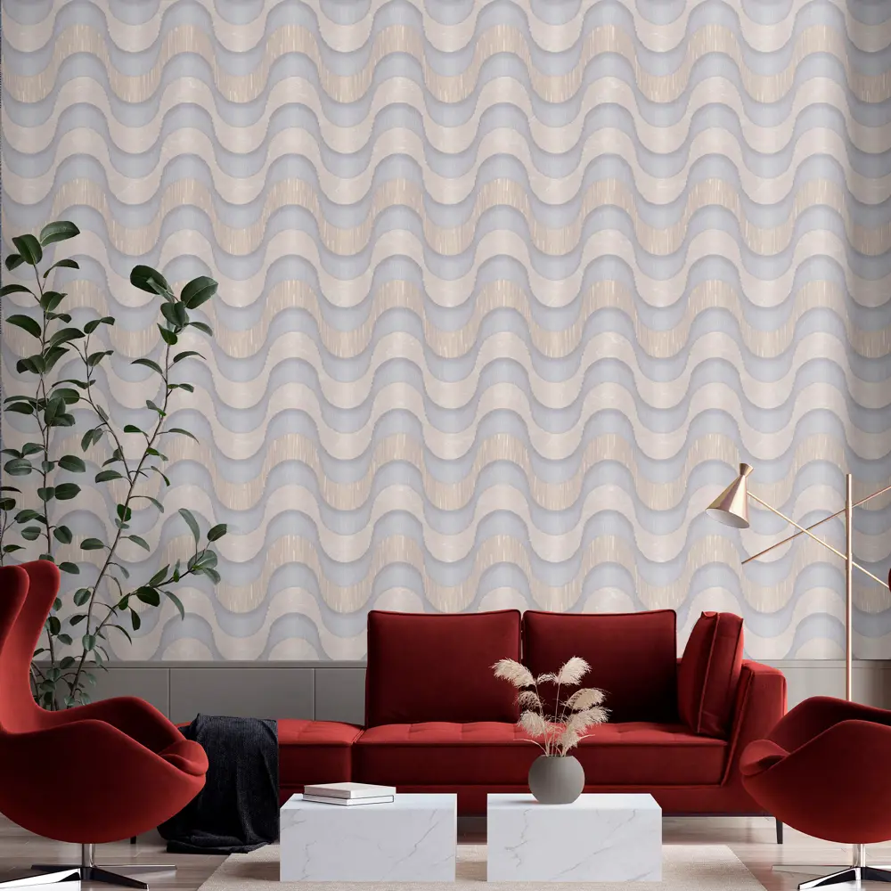 ОБОИ 1,06Х10М ФЛИЗ FLOW СЕР OR8022-11 ORNAMY STLM-2067703 - Вид №2