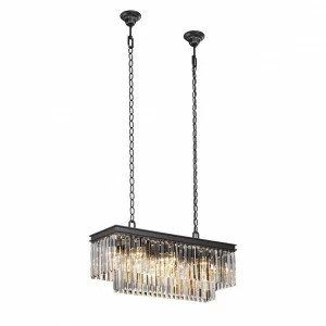 Подвесная люстра Vitaluce V5146-1/10 VITALUCE ДИЗАЙНЕРСКИЕ 328096 Черный;прозрачный