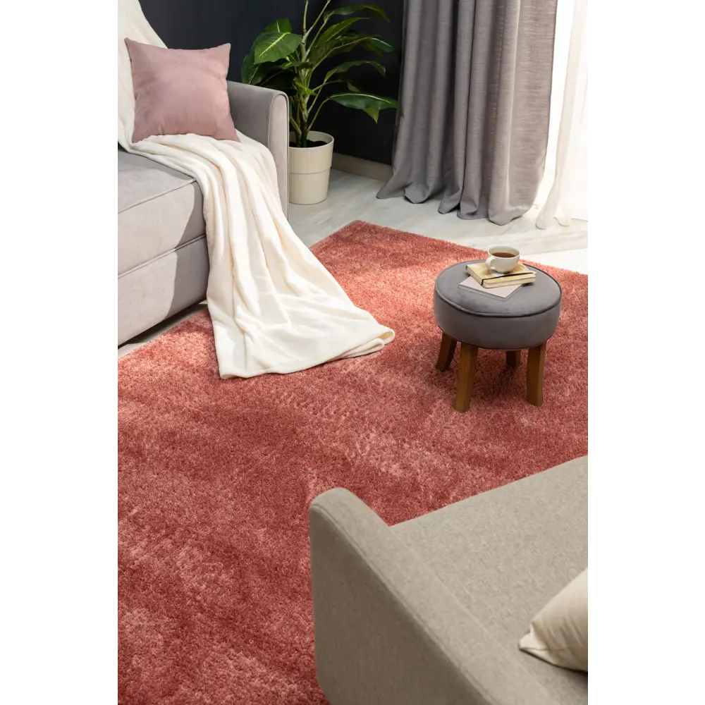 Ковер полиэстер Ribera 200x300 см цвет темно-розовый 82388121 STLM-2018555 Santreyd  - Вид №5