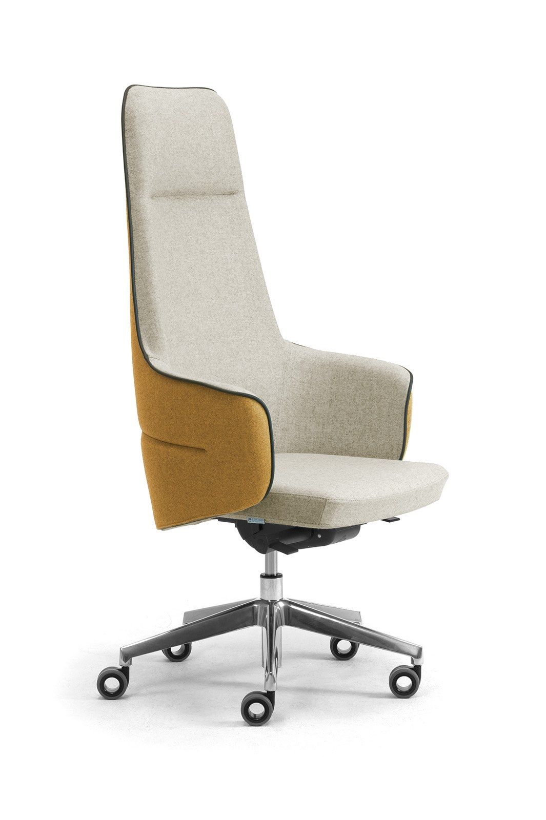 Шерстяное регулируемое по высоте офисное кресло с подлокотниками Leyform ARCH-00116892 - Вид №9