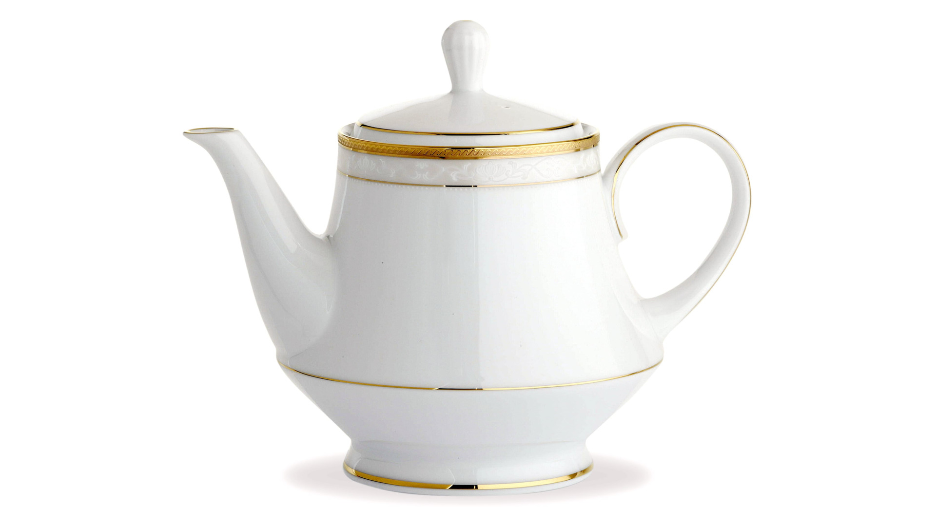 10665452 Noritake Сервиз чайный Noritake "Хэмпшир, золотой кант" на 6 персон 14 предметов Фарфор  - Вид №1