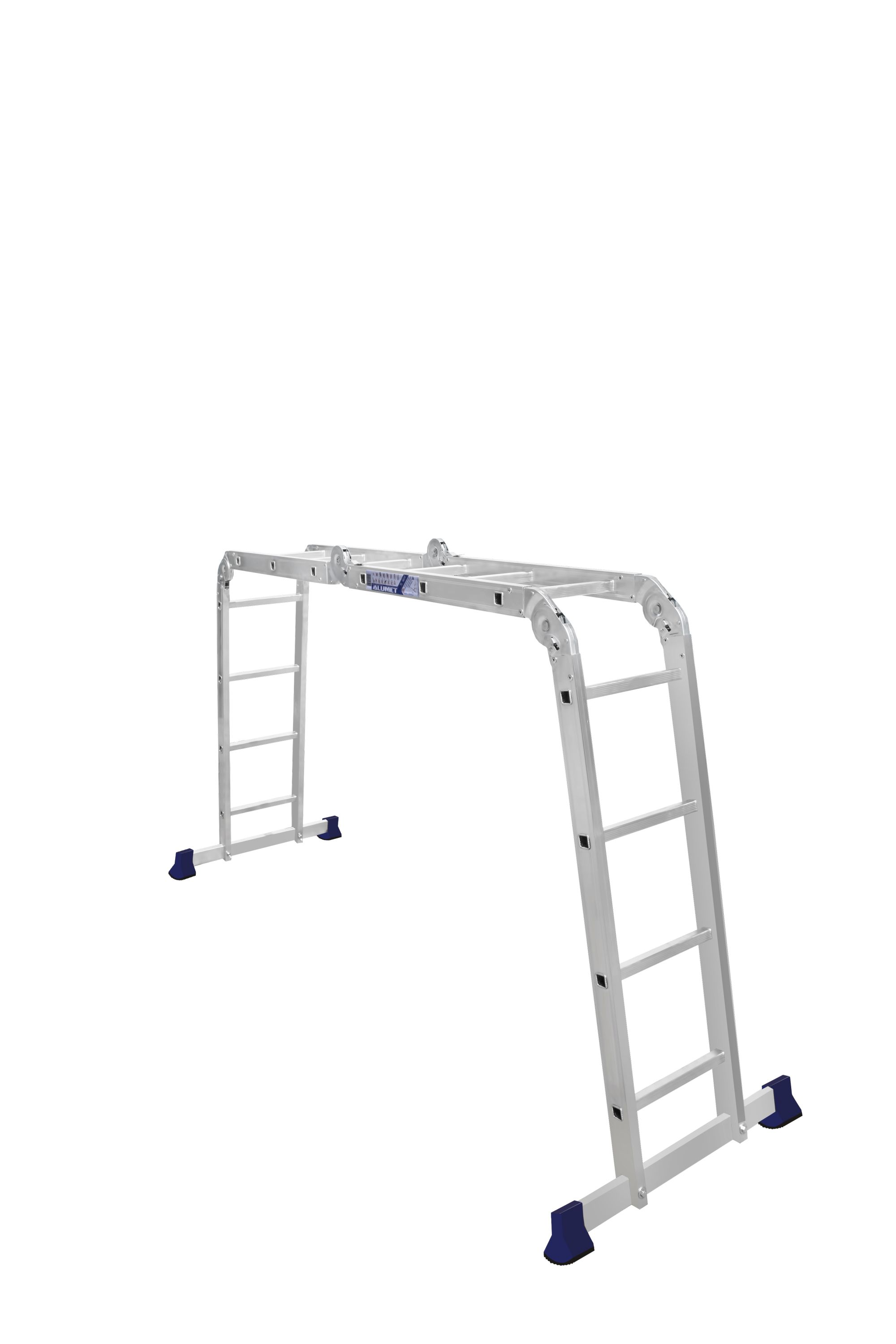 Лестница-трансформер. 2 секции по 4 ступени + 2 секции по 5 ступеней  2*4+2*5 ALUMET ТL4045 - Вид №1
