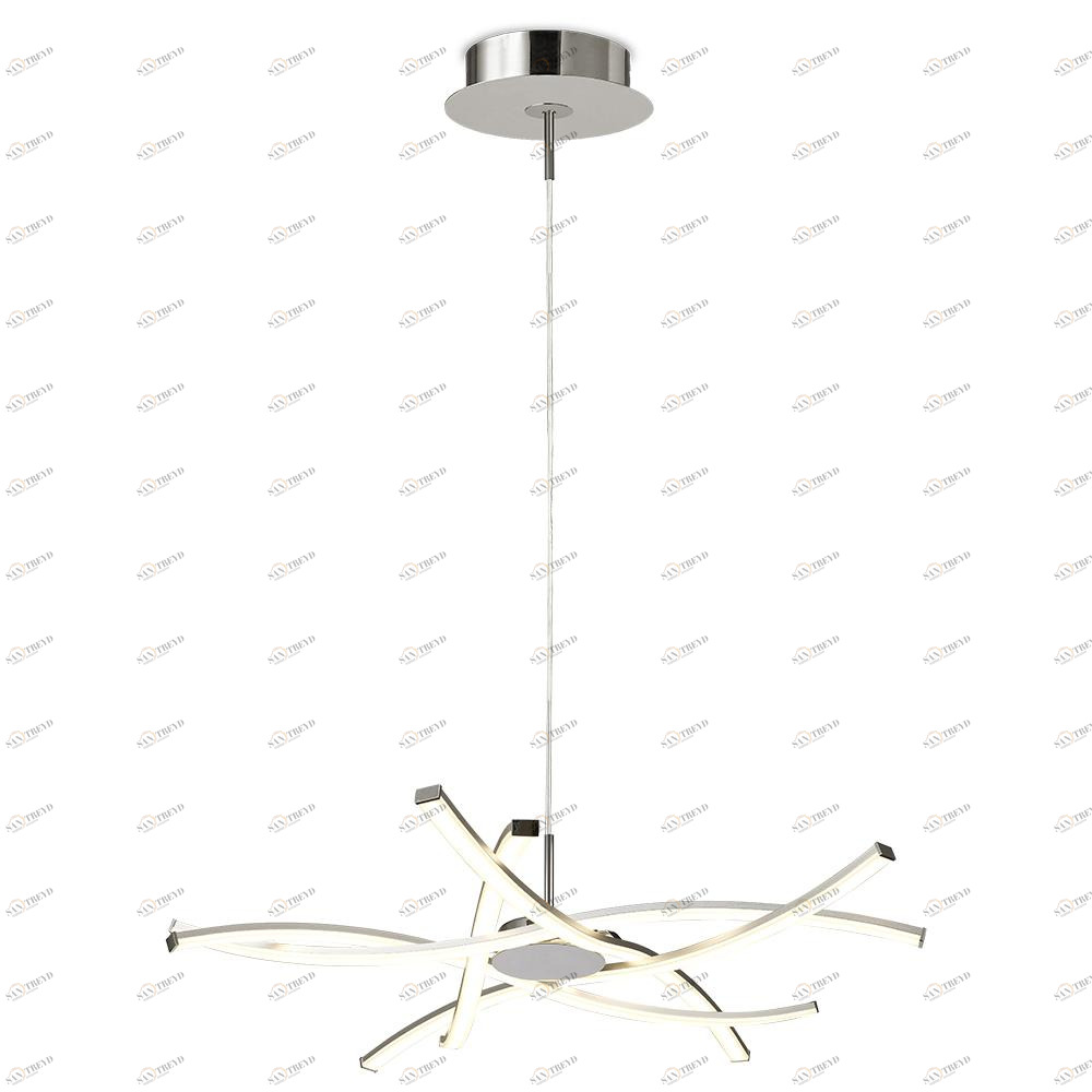 Подвесная светодиодная люстра Mantra Aire Led 5912 MANTRA ДИЗАЙНЕРСКИЕ, AIRE LED 088315 Серебро 